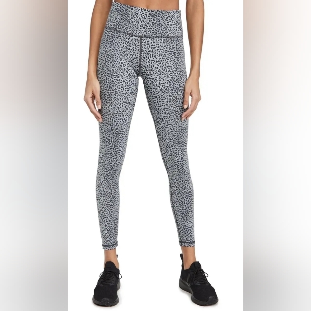 🍁SWEATY BETTY Flatter Me Jacquard Workout Leggings, Slate Grey, Size S